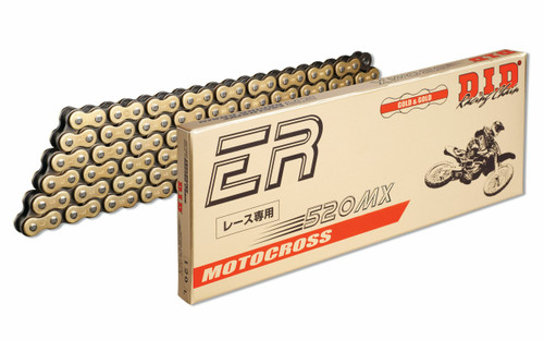 D.I.D Hi Performance 520MX 120 Racing Chain Gold - Part Number 520MXX120RB