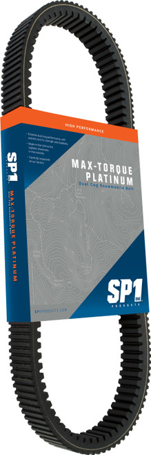SP1 Max-Torque Platinum Belt 44 5/8" x 1 3/8" for High Horsepower Snowmobiles