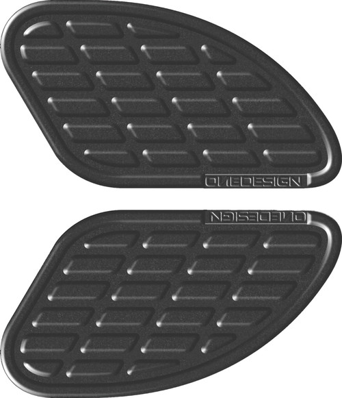 ONE EMBLEMS BUMPS13P Soft Touch Leather Tankpad for Motorcycles - Black