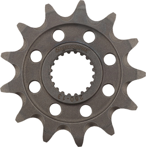 SuperSproX Front CS Sprocket Steel 13T for Kawasaki 520 Chain - Part Number CST-250-13-1