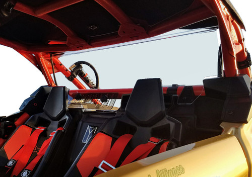SPIKE 77-2300V-R Rear Windshield with Vent Can - Durable Polycarbonate Shield