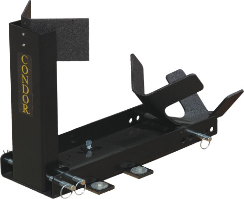 CONDOR SC-2000 Trailer Stop with Mount Kit - Versatile Motorcycle and Scooter Chock for Secure Transport and Storage