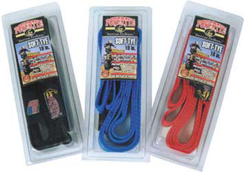 POWERTYE Tie Down Assist 1 inch Red, 2 Pack - Heavy Duty Nylon Tie-Down Straps