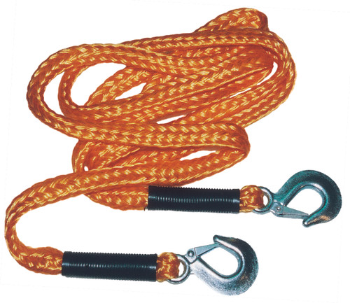 SP1 Lightweight Tow Rope 12 ft with Vinyl Coated S Hooks