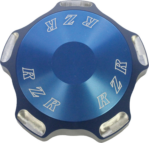 MODQUAD RZR-GC-BL Gas Cap with Blue Logo for Polaris RZR