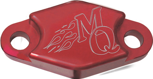MODQUAD PB-1RD Brake Block Off Plate (Red) – High-Quality Billet Aluminum