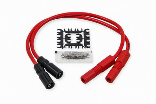 ACCEL 171098-R Spiral Core Wire Set 8.0mm Red for Harley Twin Cam Engines