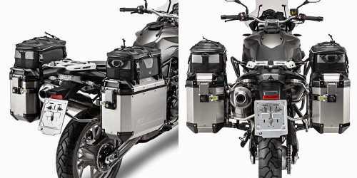 GIVI Outback Side Case Hardware Pair - Durable Steel Mounting Brackets for Motorcycles Part PL5103CAM