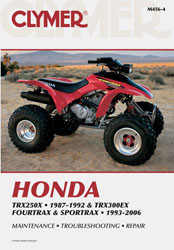 CLYMER Repair Manual for Honda TRX250X, Part Number CM4564