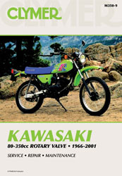 Clymer Repair Manual for Kawasaki 80 350cc - Part Number CM3509