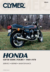 CLYMER Repair Manual for Honda CB750 SOHC (Part #CM341)