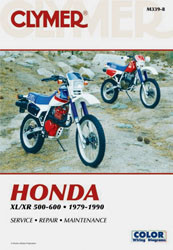 CLYMER Repair Manual for Honda XL/XR 500 & 600 – Part CM3398