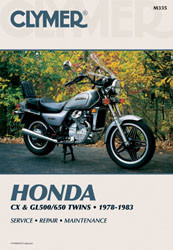 CLYMER Repair Manual for Honda CX/GL500/650 – Part Number CM335