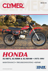 CLYMER Repair Manual for Honda XR/XL75 100 – Part Number CM31214