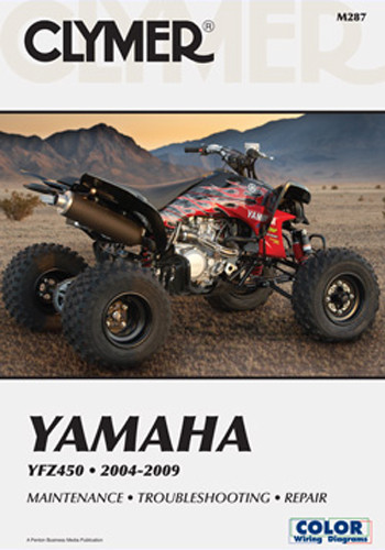 CLYMER Repair Manual for Yamaha YFZ450 – Part Number CM2872