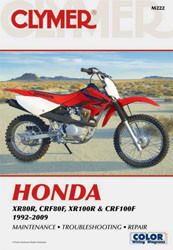 CLYMER Repair Manual for Honda XR80R, CR, and More – Part CM222