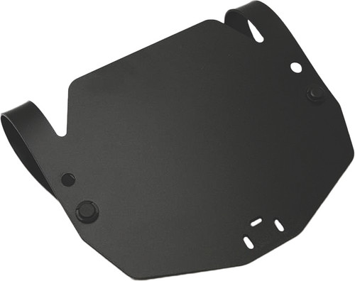 ROX 1FNP-N/B S/M Front Number Plate Kit in Black