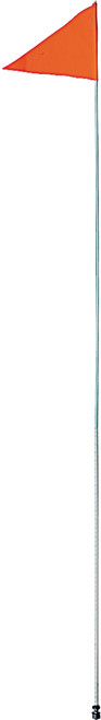 SAFETY 36-2093 6 ft Fiberglass Safety Flag with Reflective Mesh - Pack of 10