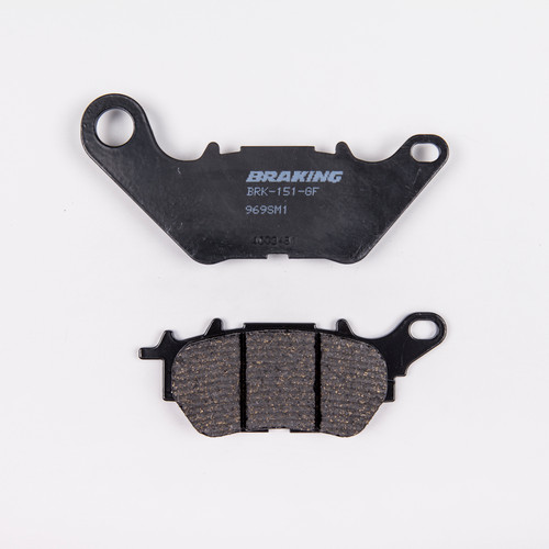 BRAKING 968SM1 Semi Metallic Brake Pad for Enhanced Stopping Power