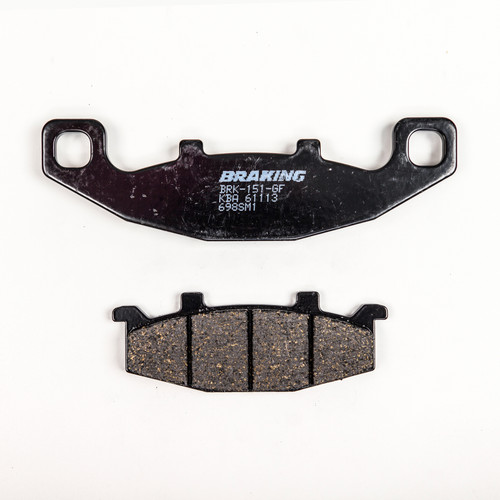 BRAKING 698SM1 Semi Metallic Brake Pad Set for Enhanced Control and Safety