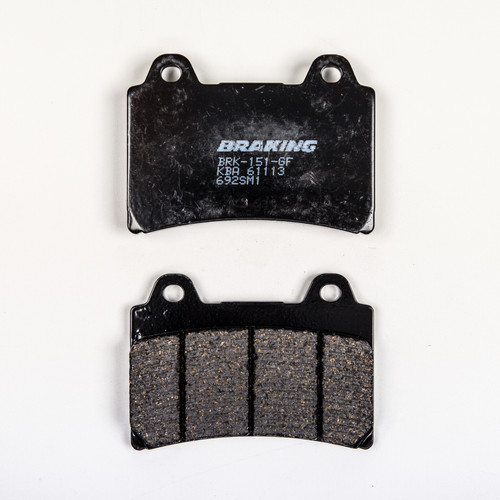 BRAKING 31-692S Brake Pad Set Semi Metallic for Enhanced Control and Compatibility