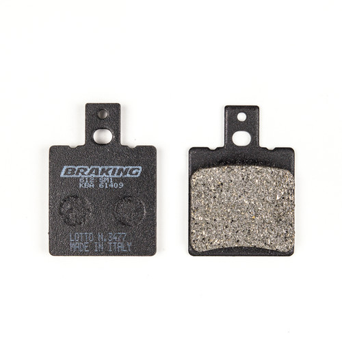 BRAKING 31-612S Semi Metallic Brake Pad Set for Enhanced Control and Compatibility