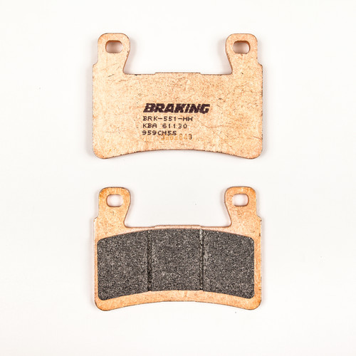 BRAKING Sintered Sport Brake Pad Set, Part Number 959CM55 - Ideal for Street and Off-Road Use