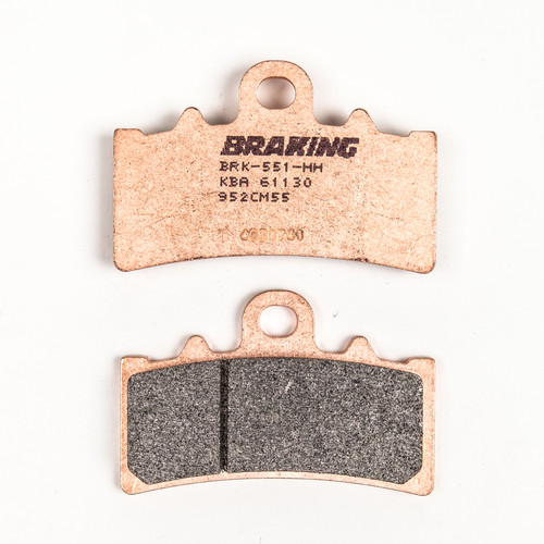 BRAKING Sintered Sport Brake Pad Set Part 952CM55 for Street and Off-Road Vehicles