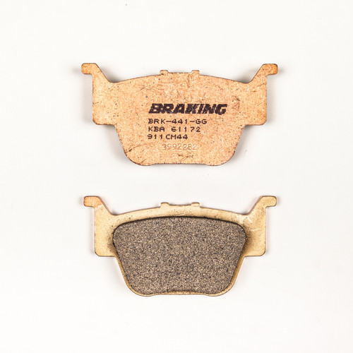 BRAKING 911CM44 Sintered Sport Brake Pad Set for Street and Off-Road Vehicles