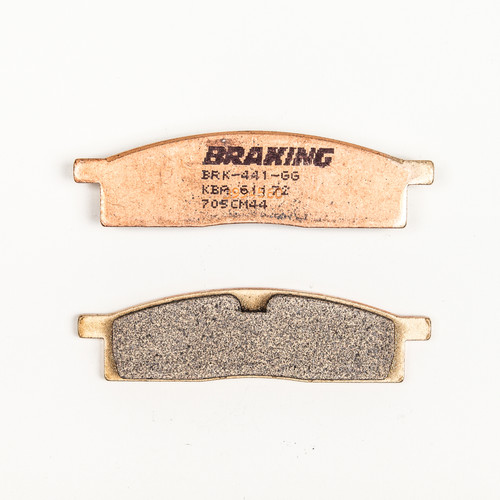 BRAKING Part 705CM44 Sintered Sport Brake Pad Set for Street and Off-Road Vehicles