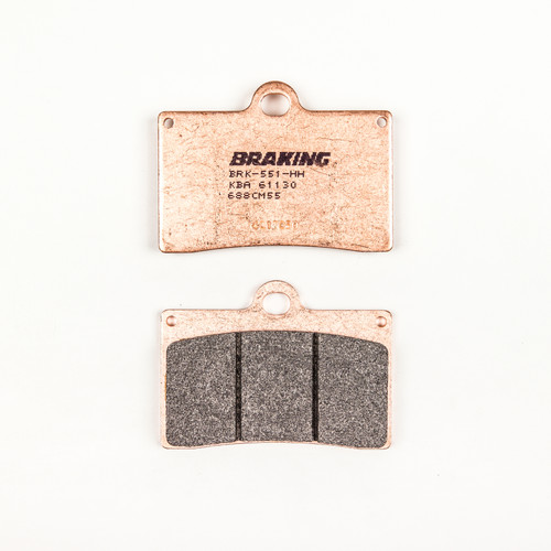 BRAKING Sintered Sport Brake Pad Set Part 688CM55 – High-Performance Street and Off-Road Replacement