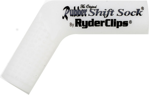 RYDER CLIPS Rubber Shift Sock (White) - Protect Your Motorcycle Shifter