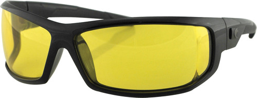 Bobster AXL EAXL001Y Wraparound Sunglasses with Impact-Resistant Polycarbonate Lenses