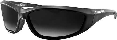 BOBSTER Charger Sunglasses Black with Smoke Lens, ANSI Z87.1-2003 Certified Safety Eyewear