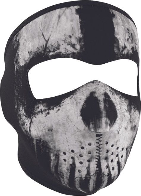 ZAN Neoprene Full Mask Skull Ghost (Part Number: WNFM409)