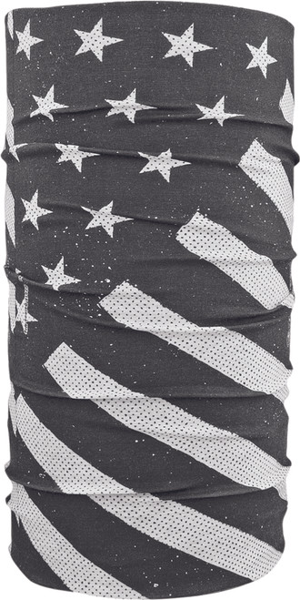 ZAN Motley Tube Polyester Black/White Flag - Multi-Functional Headgear, Part T091
