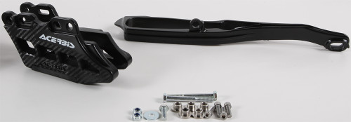 ACERBIS Guide/Slider Kit 2.0 Black - Durable Chain Protection for Off-Road Motorcycles
