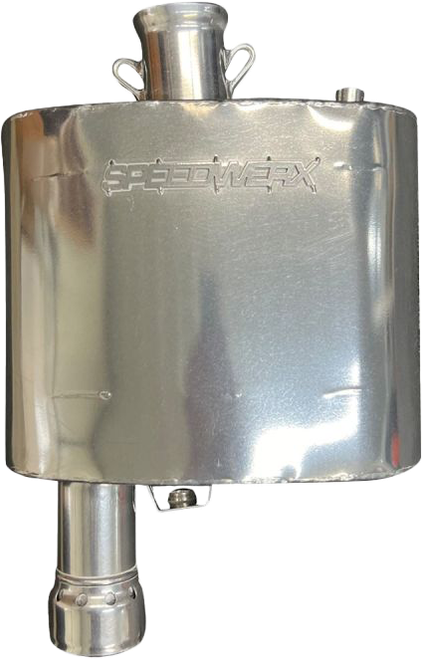SPEEDWERX Lightweight Muffler Ac 858 - Performance Exhaust for Enhanced Sound and Efficiency