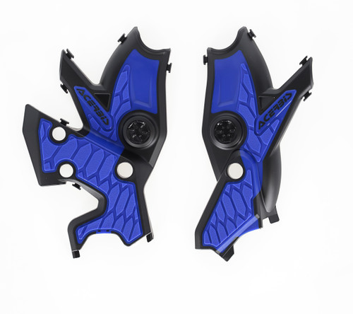 ACERBIS X Grip Frame Guard for Yamaha - Black and Blue