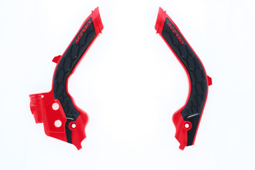 Acerbis X Grip Frame Guard for Gas and Husqvarna - Red/Black, Part #2733451018