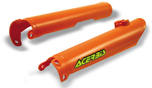 Acerbis Fork Guard Orange - Part Number 2113740237 for Motorcycle Protection