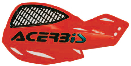 Acerbis Uniko Vented Handguards Red with Universal Mounting System