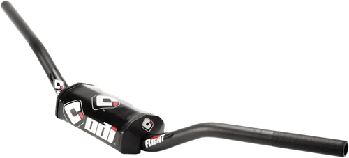 ODI Podium Flight Handlebar for ATV & MX 1 1/8" Black – High-Strength Alloy with Oversized Clamp