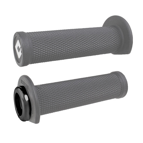 ODI Ruffian V2.1 ATV Lock-On Grip 5 Inch Soft Grey and Black - Part J33RFG-B