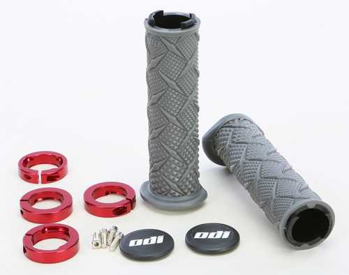 ODI ATV X Treme Lockon Grip Red - Part J30XTH-R for Off-Road Vehicles