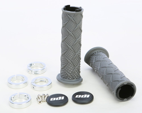ODI ATV X Treme Lockon Grip Silver - Part J30XTH-S