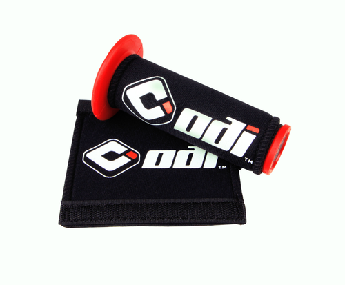 ODI G01GCB Black Grip Covers with Logo - Comfortable Bicycle Handlebars