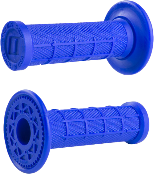 ODI Mini MX Half Waffle Grips Blue - Part H01MMU for 50cc Mini Bikes
