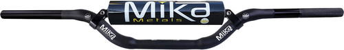 MIKA METALS Handlebar Hybrid Series 7/8" Mini High Bend Black (Part Number: MKH-11-MIH-BLACK)