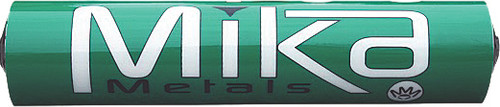 MIKA METALS Bar Pad Injection Molded 9.75 in Big Bike Green - Part Number MK-GREEN